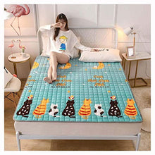ZZX Materassino da Campeggio Portatile Materassino per Dormire per Bambini Pieghevole Morbido E Traspirante, Materasso Pieghevole Giapponese,C-100 * 200cm