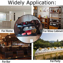 Portabottiglie in bambù, Scaffale per Bottiglie di Vino portabottiglie per bottiglie di vino, impilabile, orizzontale,supporto per vino, per 6 bottiglie, pronto da montare, Con 2 apribottiglie