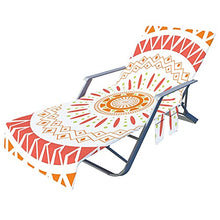 Copertura per sedie a sdraio, Piscina per sedie a sdraio Piscina Sunbath Lounger Covers con tasche laterali, copertura della sedia sulla spiaggia
