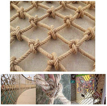 Protective net decoration / Tessuti a mano corda della canapa mesh multi-funzione Scale Balcone anticaduta for bambini Retro Bar Net Net soffitto Foto decorazione della parete netto appendere i vestit