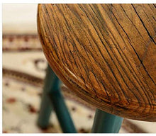 SZQ-Sgabelli da Bar in Legno Alti sgabelli, Bar delle Famiglie Multifunzione Tavolo da Pranzo Tavolo e Sgabello Balcone Terrazza Tempo Libero Sgabello Sedia da Bar (Color : White)