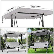 DaMohony - Set di copertura per altalena per patio e altalena, impermeabile, per giardino e patio