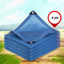 XIAOXIAO Rete ombreggiata Ombra Net-Home Encryption Rete Addensata Ombra Tetto Terrazza Terrazza Serra Balcone Isolante Rete 90% Ombra Blu (Dimensione: 2x2m) (Size : 5x10m)