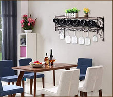 Leifeng Tower Classico Wine Rack Acciaio + Legno Solido Wallmounted Rame MultiReplacement No Assembly Required Adatto for Vetro sul Mercato Facile da installare Forte Portata