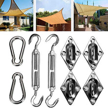 Tenda Triangolare In Acciaio Inossidabile Tenda Parasole Parte Di Attacco Per Vela,Tenda Da Giardino Per Casa Tenda Da Sole Tenda Per Installazione Accessori 8 Pezzi/Set