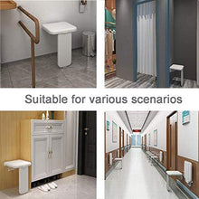 Sedia da doccia con porta invisibile Sgabello pieghevole Pieghevole Sgabello Doccia a muro Sedile ABS Materiale antiscivolo Portico Sgabello Sgabello Isolamento Performance Scarpa Cambio sgabello 39x4