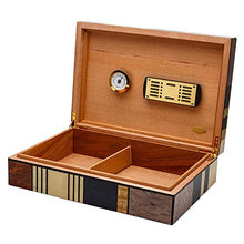 WangQ Scatola di sigari, Scatola di sigari in Legno di Cedro, Rivestimento in Simil Legno humidor (Color : A)