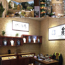 Zhaoxiaomei Tende A Lamella, Decorazioni per Pareti in Paglia (Dimensioni : 1x2m)