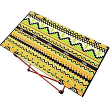 CENPEN, tavolino pieghevole in tessuto, pieghevole, leggero, portatile, piccolo e pieghevole, per campeggio o giardino (colore cultura, dimensioni: 77 x 42 x 40 cm)