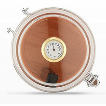 Caso Cigar Box Cigar Humidor - Plastica Sigari tubo vaso portatile di viaggio Cigar Humidor trasparente Big Capacity Humidor scatola portasigari W / umidificatore mantenerlo fresco Set regalo di lusso