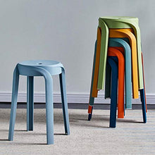 MKXF Plastic Sgabello Domestica Addensare Stile Nordico Sgabello Rotondo Sgabello Bagno Sgabello Scarpe Modifica Sgabello Antiscivolo Dining Chair Attesa,F