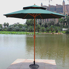 Urhause Base per Ombrellone da Giardino in Plastica Rotonda,Supporto Ombrelloni Che può Contenere 30 kg di Acqua o Sabbia,Adatto per Palo per Ombrellone da 35-38 MM