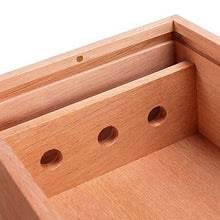 Cigar Box, Legno di Cedro Cigar Box Humidor portasigarette Unpainted alcoholized Scatola può Contenere 50 Alta qualità (Size : 21x33.5x12cm)
