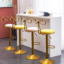 DJFIOSD Sedie da Bar Rotanti per Uso Domestico Nordico, Sedia con Sgabello Alto Regolabile in Altezza Sgabelli da Bar con Schienale in Metallo Semplice Possono Essere Utilizzati in Ristoranti,K
