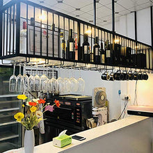 Organizzare Cucina Ferro Arte Soffitto Portabottiglie Semplice Industriale Ristoranti/Cucine/Bar Portabicchieri da Vino Appeso Portabottiglie Vino Rosso in Legno Massello con Luce/l Ca