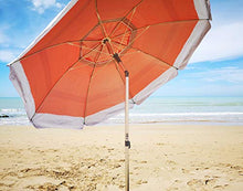 Joy Summer Ombrellone in Alluminio Spiaggia Mare con Camino Anti-Vento Ultra Leggero PANAREA - Rosso