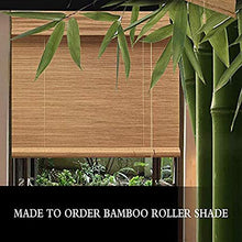 ZZZR Tende a Rullo in Legno Naturale, Protezione UV, Veranda Esterna per Esterni Gazebo pergolato Tende da Giardino per Veranda (Dimensioni: Varie Dimensioni)