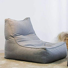 QCBC Lazy Biancheria in Cotone Sedia Sedia Sedia Cover Coperchio Grey Lounger Seat Pouf Puff Couch per Home Office Gioco Party