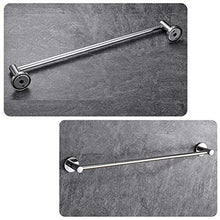 MRDAER Portasciugamani da Parete per Bagno Portasciugamani Singolo in Acciaio Inox 304 Portasciugamani Rotondo per Bagno, carico Massimo 5 kg (Dimensioni: 30 cm)