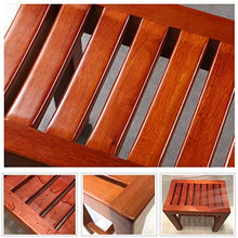 RTY-BY Bagno Impermeabile Sgabello for Anziani Bath Chair Legno Doccia banco for Adulti Antiscivolo Sedile for Doccia in Legno Vasca da Bagno Spa Cambiare Le Scarpe Sgabello, Max.250kg