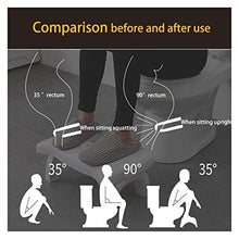 CHENJIAO Servizi Igienici Sgabello Pieghevole, Multifunzionale Squatting Sgabello con Aromaterapia, Creativo Antiscivolo Toilet Seat Sgabello Sgabello Squatting (Color : White)