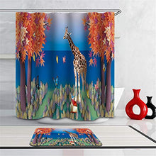 LIYAN Combinazione Bagno. Immagini Chiare E Colori Vivaci Rendono Il Tuo Bagno Pieno di Vita. Accessori da Bagno. Foresta. Giraffa. La Farfalla.