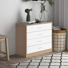 WYLZLIY-Home Comodino Comodini Letto tavolino da Salotto Cassapancio del Castello del Comodino in Legno con Tavolini da Comodo da Comodo da Tavolo A 4 Cassetti in Legno
