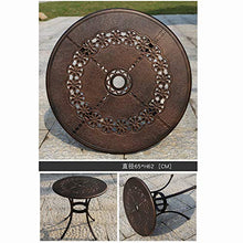 Tavolo e sedia da balcone in alluminio pressofuso set tavolo e sedia da esterno, sedia in ferro per il tempo libero, tavolino da caffè combinato set di mobili da giardino,tavolo e sedia da bistrot s