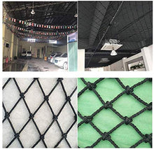 Protective net decoration / Protezione Stair Balcone rete di sicurezza Nero Net Tessuti a mano Decorazione parete Net Net Cat rete anti-goccia Tetto Soffitto Net Net 100 millimetri * 100mm Net / corda