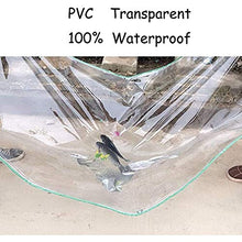SHIJINHAO Telo Impermeabile Esterno,0,5 Mm Vetro Cancella Poly Tarpaulin Tarpaulin Copertura Serra Panno A Prova Di Pioli Impermeabile Impermeabile A Prova Di Polveri Con Pacciame Di Plastica Traspare