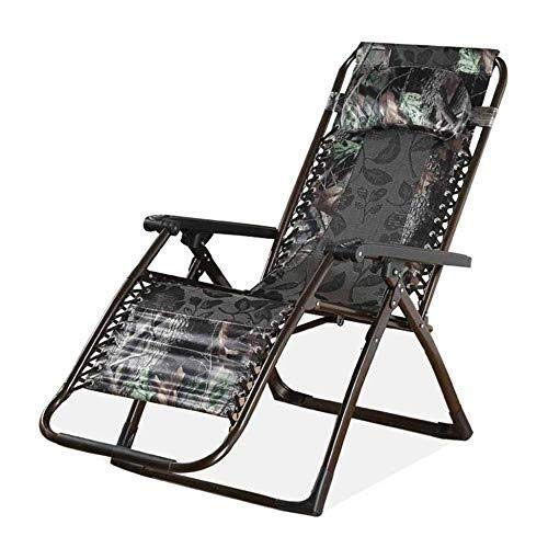 Hfyg Lettino Prendisole Sdraio Pieghevole Pieghevole a gravità Zero Sedie da Ponte in Seta di Ghiaccio Lettino Prendisole Sdraio Portatile da Ufficio Chaise Longue