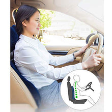 Xufei Cuscino per seggiolino per Ufficio Sedia Lombare per Auto Cuscino per Schienale per Auto Cuscino per Vita Cuscino per Cuscini Cuscino in Cotone per la Vita 35x11x42cm