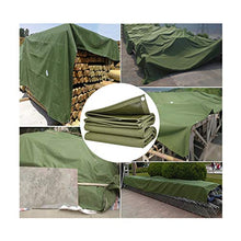 GDMING Telone di Copertura Impermeabile con Occhielli, All'aperto Robusto Resistente allo Strappo Tela per Arredamento da Giardino, Piscina, Macchina, Camion, 13 Dimensioni