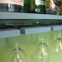 GZA Cremagliera del Vino Struttura in Legno Cremagliera del Vino Supporto Cremagliera del Vino Cornice Galleggiante Decorazione della Parete del Salone Cucina del Ristorante (Formato: 53 * 10 * 22cm)