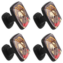 Cane pirata (2) 4 PCS Pomelli per Porta, Pomolo per Mobile, Pomelli per Mobili con Viti, Maniglia per Armadietto, Pomelli per Porta, Pomelli per Cassetti per Porta, Armadio, Cassetto e Credenza