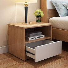 Comodino Comodino, Comodino Armadio Camera da Letto Log Color Economy Armadio Comodino, Adatto per: Soggiorno/Camera da Letto/Studio, 51.5x41x43.5cm