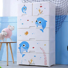 EXCLVEA Armadio Appendiabiti Cassetti Alto Dresser Camera Governo di Immagazzinaggio for Closet Ufficio Sala Giochi 5 Cassetti Armadio (Colore : Bianca, Dimensione : 60x40x108cm)