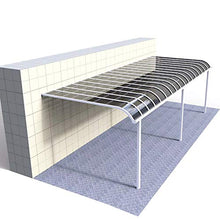 N \ A Tenda da Sole per Combattere Le intemperie, Copertura per Posto Auto Coperto per Finestra per Porta del Patio, Parasole per Protezione da Pioggia e Neve, tettoia per Ponte, 3 Metri Quadrati