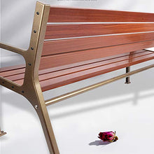 Outdoor furniture Panchina da Giardino per Esterni, panchina da Giardino, mobili per Veranda, Panca da terrazza in Alluminio pressofuso, panchine da Balcone Resistenti alle intemperie e alla ruggine