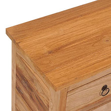 vidaXL Credenza 78x35x80 cm in Legno Massello di Teak