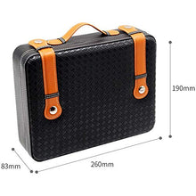 TGhosts Cigar Humidor, Cigar Humidor Cedar Cigar Box con igrometro e umidificatore, Cuoio Portatile Cigar Humidor Portable Viaggio Sigari Box