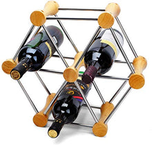 Classico Freestanding bottiglia di vino Rack Vino Rack di stile Vintage elegante stand del metallo dell'acciaio inossidabile Governo Bottle Holder stand di immagazzinaggio Organizzatore controsoffitto