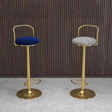 Tavolo da Colazione Sedie da Bar Sgabelli da Bar per Bancone da Cucina Sgabelli da Bar Sgabello da Bar Regolabile in Altezza, 1 PC (Velluto)