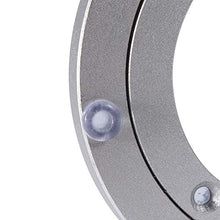 Niunion Cuscinetto da Tavolo, Heavy Duty in Lega di Alluminio con Cuscinetto Rotante Giradischi Tavolo da Pranzo Rotondo Piastra Girevole Liscia(4in)