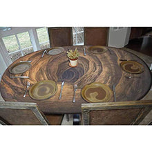 LCGGDB - Copritavolo elasticizzato in poliestere con motivo geologico antico a tunnel sotterraneo con cancello oblungo/ovale, per tavoli fino a 121,9 cm di larghezza x 172,7 cm di lunghezza.