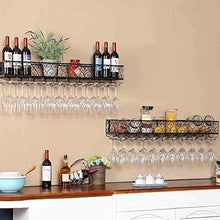 Supporto del vino, Bicchiere da vino supporto della cremagliera della cucina parete ha appeso vino, vetro di vino Rack Hanging Coppa Rack, attaccatura del supporto di Calice mensola creativa Vino Ross