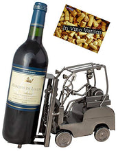 Brubaker portabottiglie di Vino portabottiglie per Vino impilatore Driver Decorazione Oggetto Metallo Bottiglia Stand con Biglietto di Auguri per Il Vino Presente