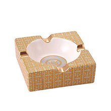 NIHAOA Accessori del Sigaro Oro Ceramica Cigar Ashtray Casa Tavola Accessori Deco Outdoor Fumo Ash Tray