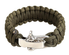 SaySure - Cord 7-Strand Rope Bracelet Outdoor Multifunctional Army Green