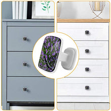 lavanda 4 PCS Pomelli per Porta, Pomolo per Mobile, Pomelli per Mobili con Viti, Maniglia per Armadietto, Pomelli per Porta, Pomelli per Cassetti per Porta, Armadio, Cassetto e Credenza